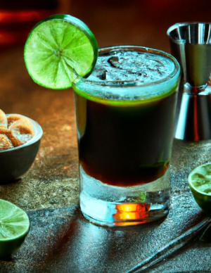 Photo cocktail BLACK MAGIC Cocktail BLACK MAGIC