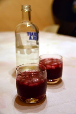 Photo cocktail CAIPIROSKA BLUEBERRY Cocktail CAIPIROSKA BLUEBERRY