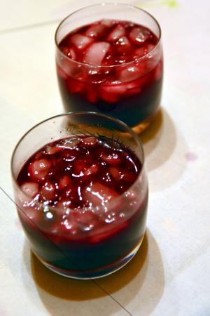 Photo cocktail CAIPIROSKA BLUEBERRY Cocktail CAIPIROSKA BLUEBERRY