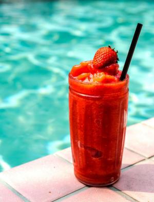 Photo cocktail DAÏQUIRI FRAISE Cocktail DAÏQUIRI FRAISE