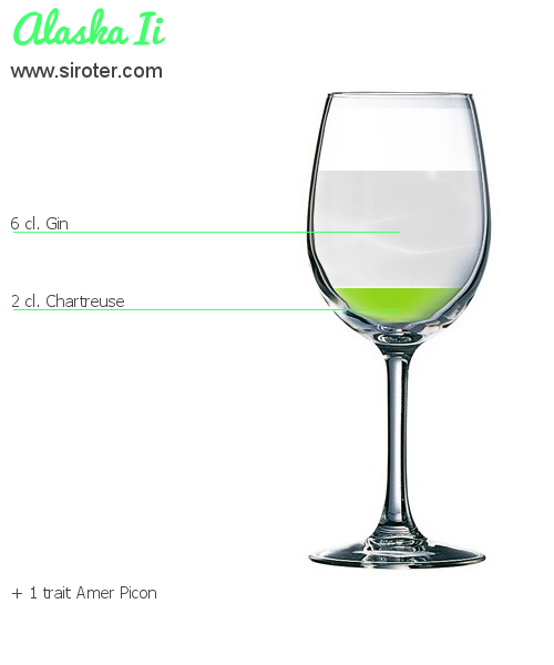 Recette Cocktail Alaska II Cocktail Alaska II