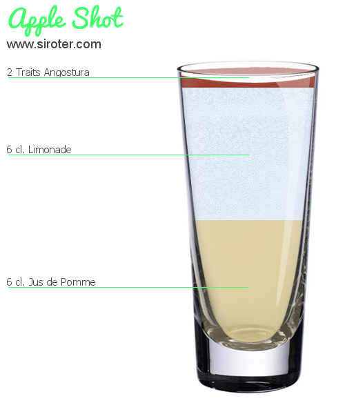 Recette Cocktail APPLE SHOT Cocktail APPLE SHOT