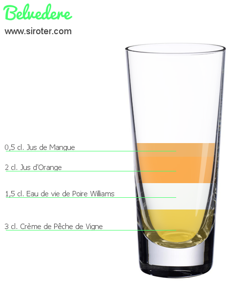 Recette Cocktail BELVEDERE Cocktail BELVEDERE