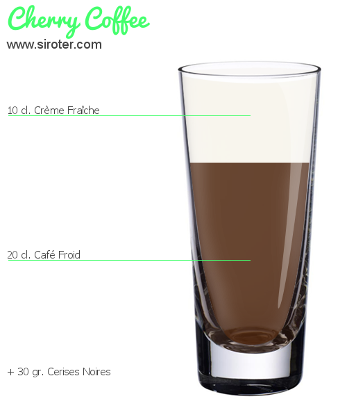 Recette Cocktail CHERRY COFFEE Cocktail CHERRY COFFEE