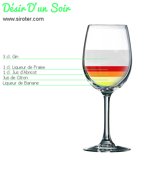 Cocktail DÉSIR D'UN SOIR