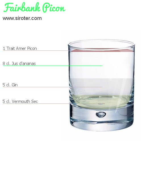 Recette Cocktail Fairbank Picon Cocktail Fairbank Picon