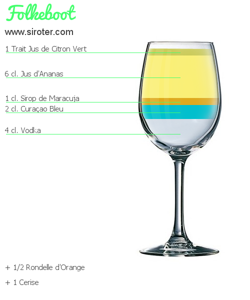 Recette Cocktail FOLKEBOOT Cocktail FOLKEBOOT