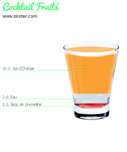 Recette Cocktail FRAISE DES ILES Cocktail FRAISE DES ILES
