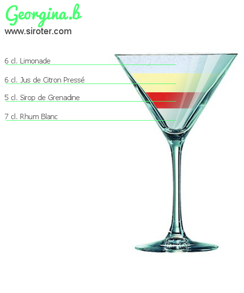 Recette Cocktail GEORGINA.B Cocktail GEORGINA.B