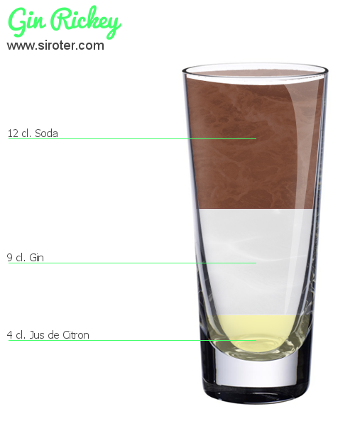 Recette Cocktail GIN RICKEY Cocktail GIN RICKEY