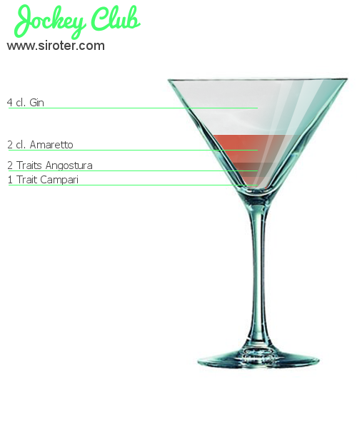 Recette Cocktail JOCKEY CLUB Cocktail JOCKEY CLUB