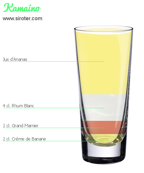 Recette Cocktail KAMAINO Cocktail KAMAINO