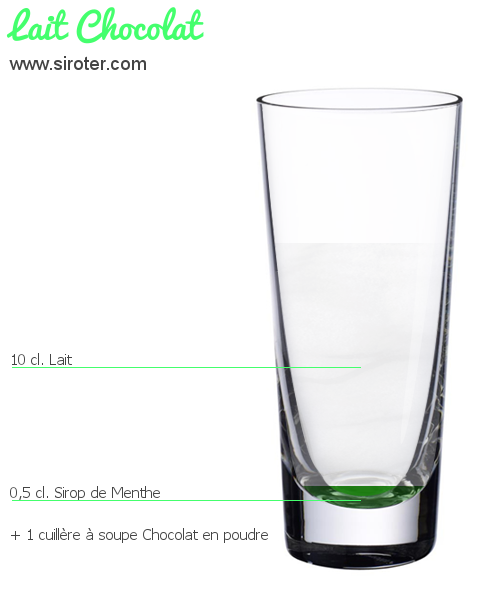 Recette Cocktail LAIT CHOCOLAT Cocktail LAIT CHOCOLAT