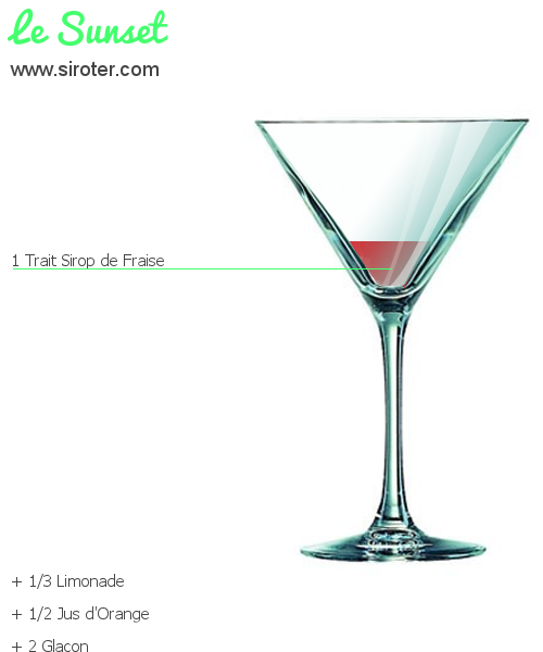 Cocktail LE SUNSET