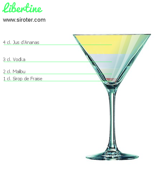 Recette Cocktail LIBERTINE Cocktail LIBERTINE