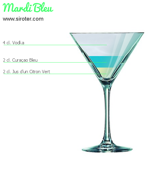 Cocktail MARDI BLEU