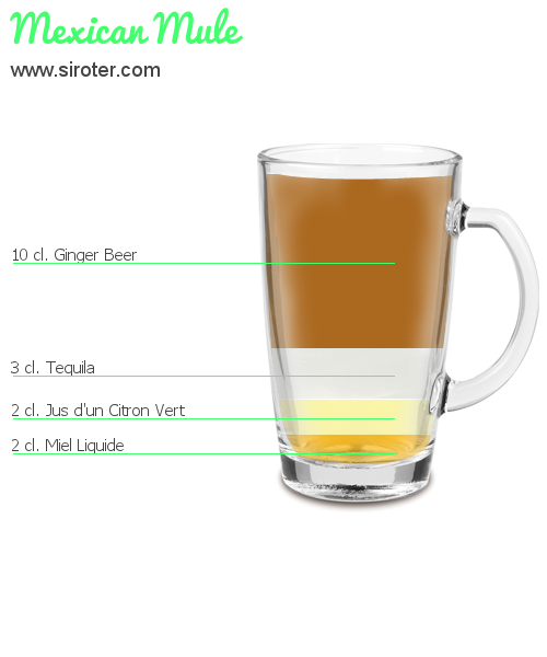 Recette Cocktail MEXICAN MULE Cocktail MEXICAN MULE