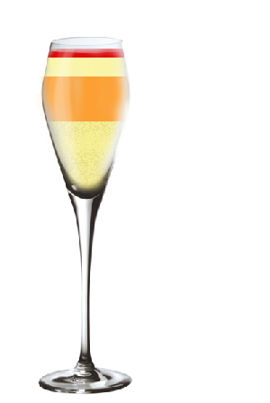 Cocktail Champagne orange