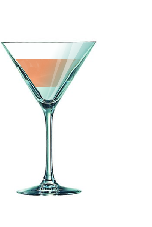 Cocktail COTINI (COGNAC - MARTINI)