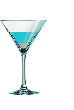 Photo Cocktail CURAÇAO FLIP Cocktail CURAÇAO FLIP