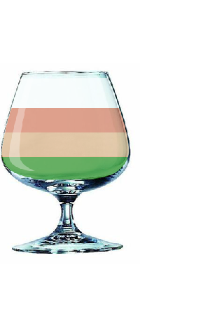 Photo Cocktail IRISH FLAG Cocktail IRISH FLAG
