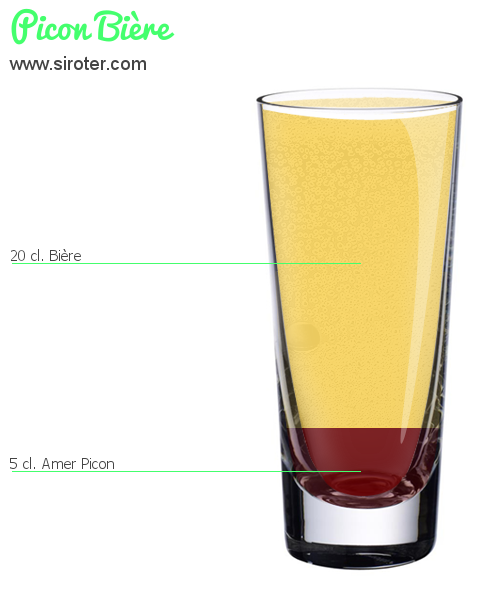 Recette Cocktail PICON BIÈRE Cocktail PICON BIÈRE