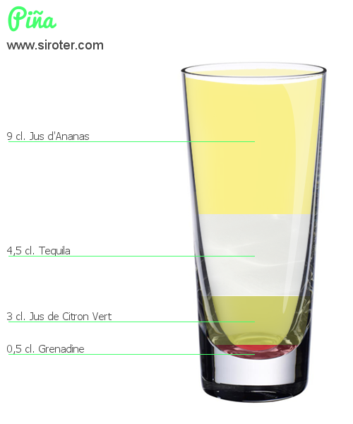 Recette Cocktail PIÑA Cocktail PIÑA