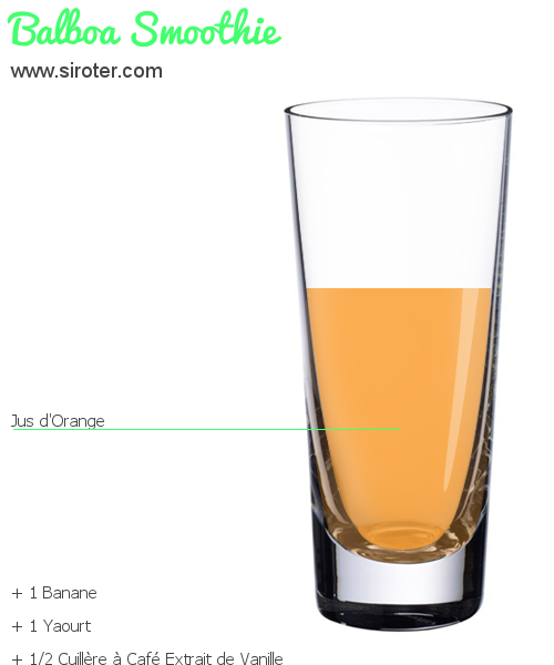 Recette Cocktail PIÑA COLADA (variante Crème de Coco) Cocktail PIÑA COLADA (variante Crème de Coco)