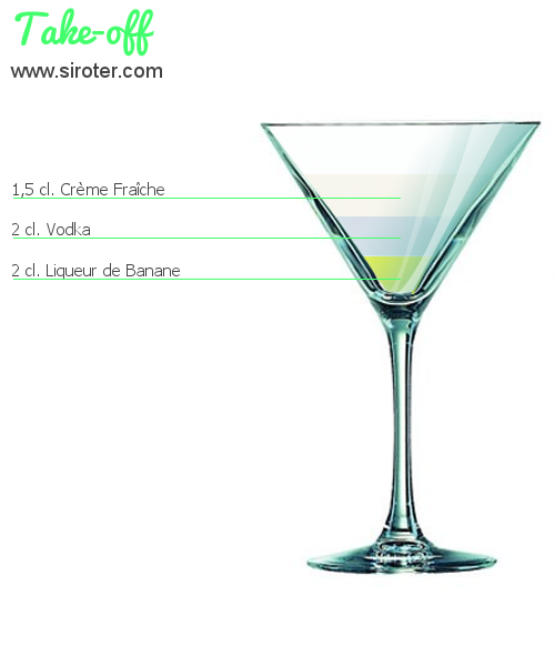 Recette Cocktail TAKE-OFF Cocktail TAKE-OFF