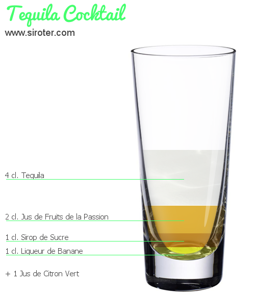 Recette Cocktail TEQUILA COCKTAIL Cocktail TEQUILA COCKTAIL