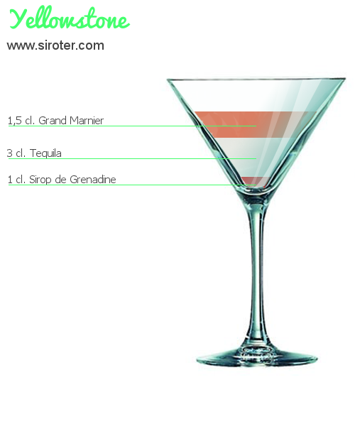 Recette Cocktail YELLOWSTONE Cocktail YELLOWSTONE