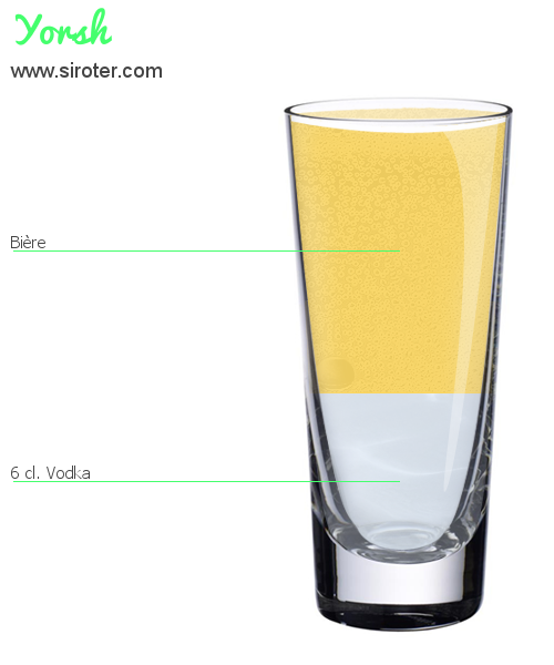 Recette Cocktail YORSH Cocktail YORSH