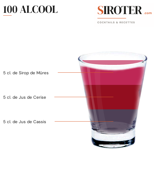 Fiche Cocktail – 100 Alcool