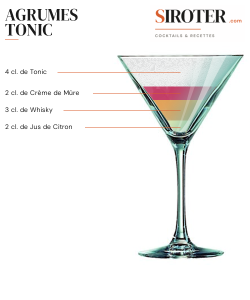 Fiche Cocktail – Agrumes Tonic