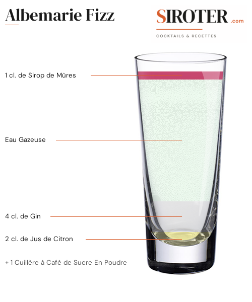 Fiche Cocktail – Albemarie Fizz