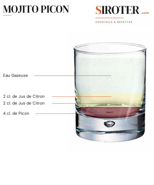 Fiche Cocktail – Mojito Picon