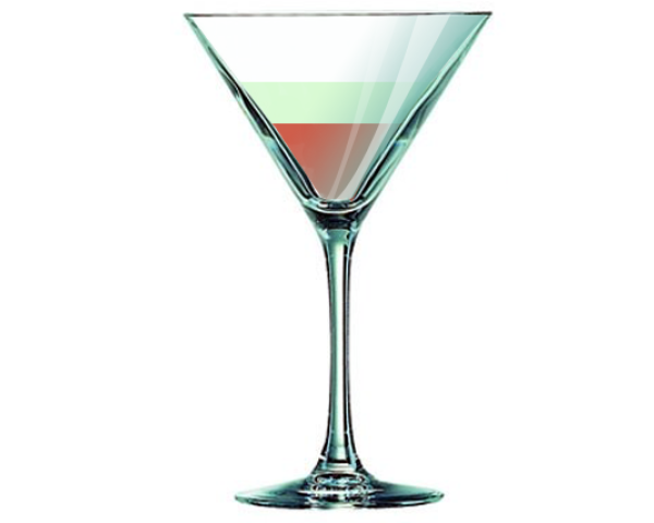 Visuel Cocktail – Amaretto Stinger