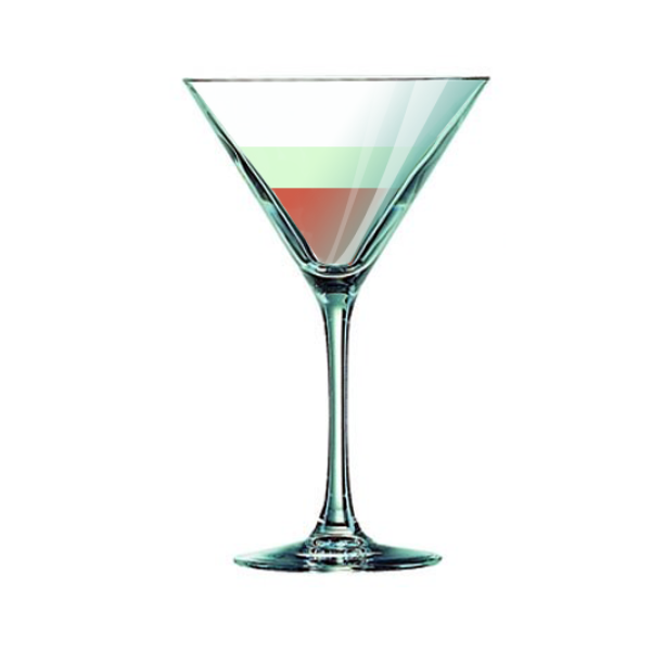 Visuel Cocktail – Amaretto Stinger