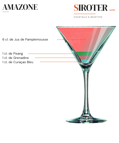 Fiche Cocktail – Amazone