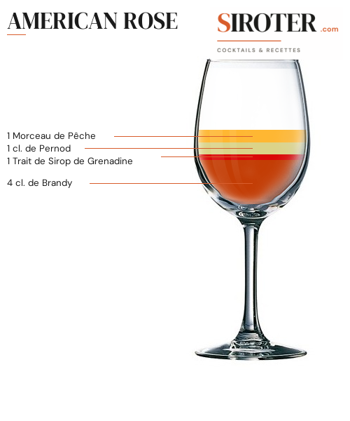 Fiche Cocktail – American Rose