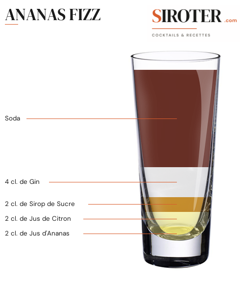 Fiche Cocktail – Ananas Fizz