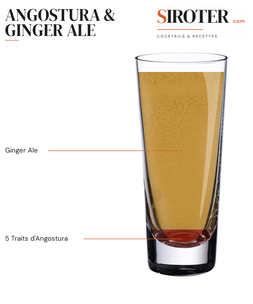 Fiche Cocktail – Angostura & Ginger Ale