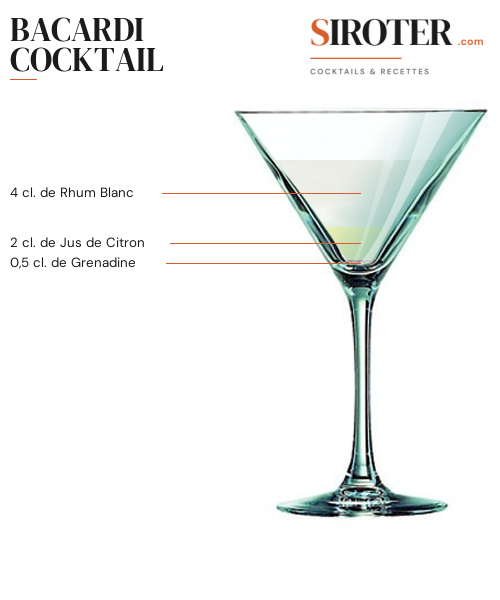 Fiche Cocktail – Bacardi Cocktail