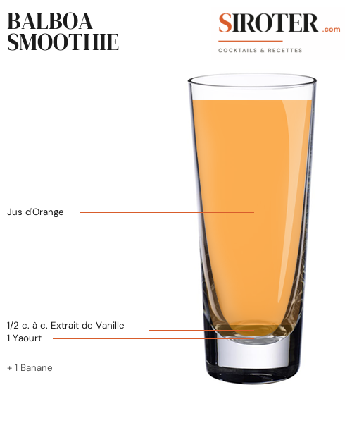Fiche Cocktail – Balboa Smoothie