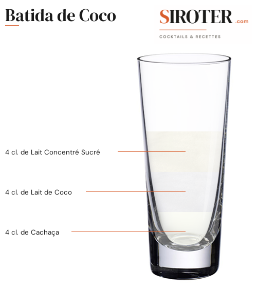 Fiche Cocktail – Batida De Coco