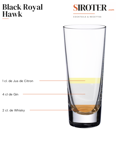 Fiche Cocktail – Black Royal Hawk