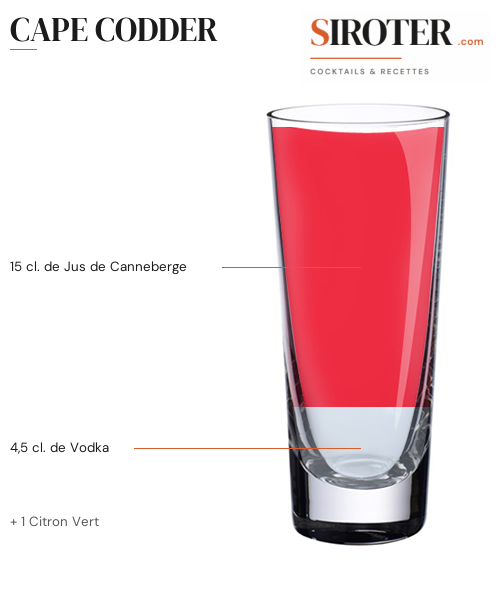 Fiche Cocktail – Cape Codder