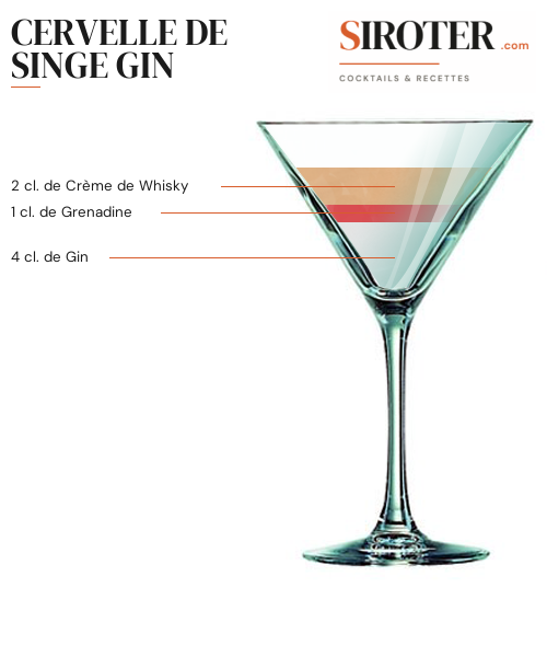 Fiche Cocktail – Cervelle De Singe Gin