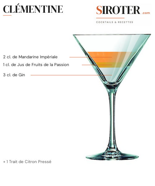Fiche Cocktail – Clémentine