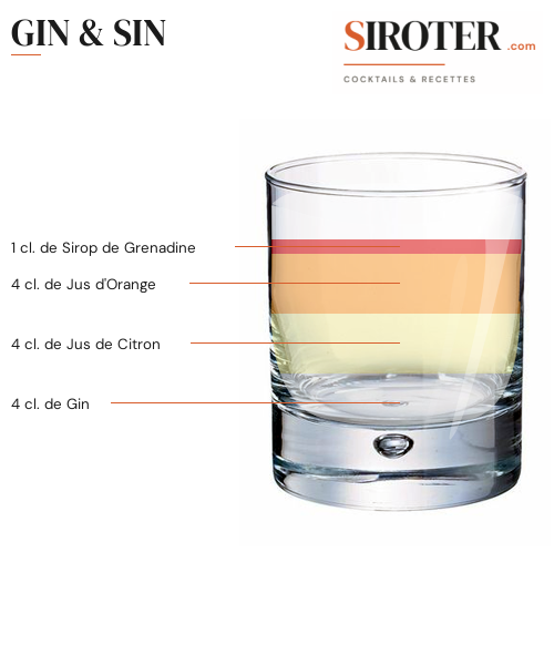 Fiche Cocktail – Gin & Sin